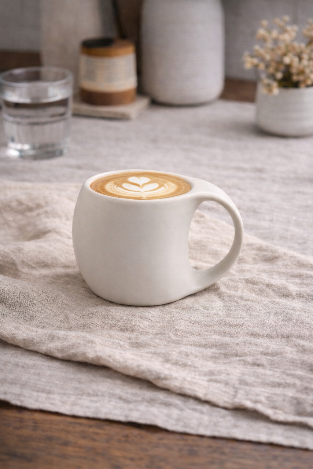 Aluré Keramieken Mok | 2 stuks | Beige