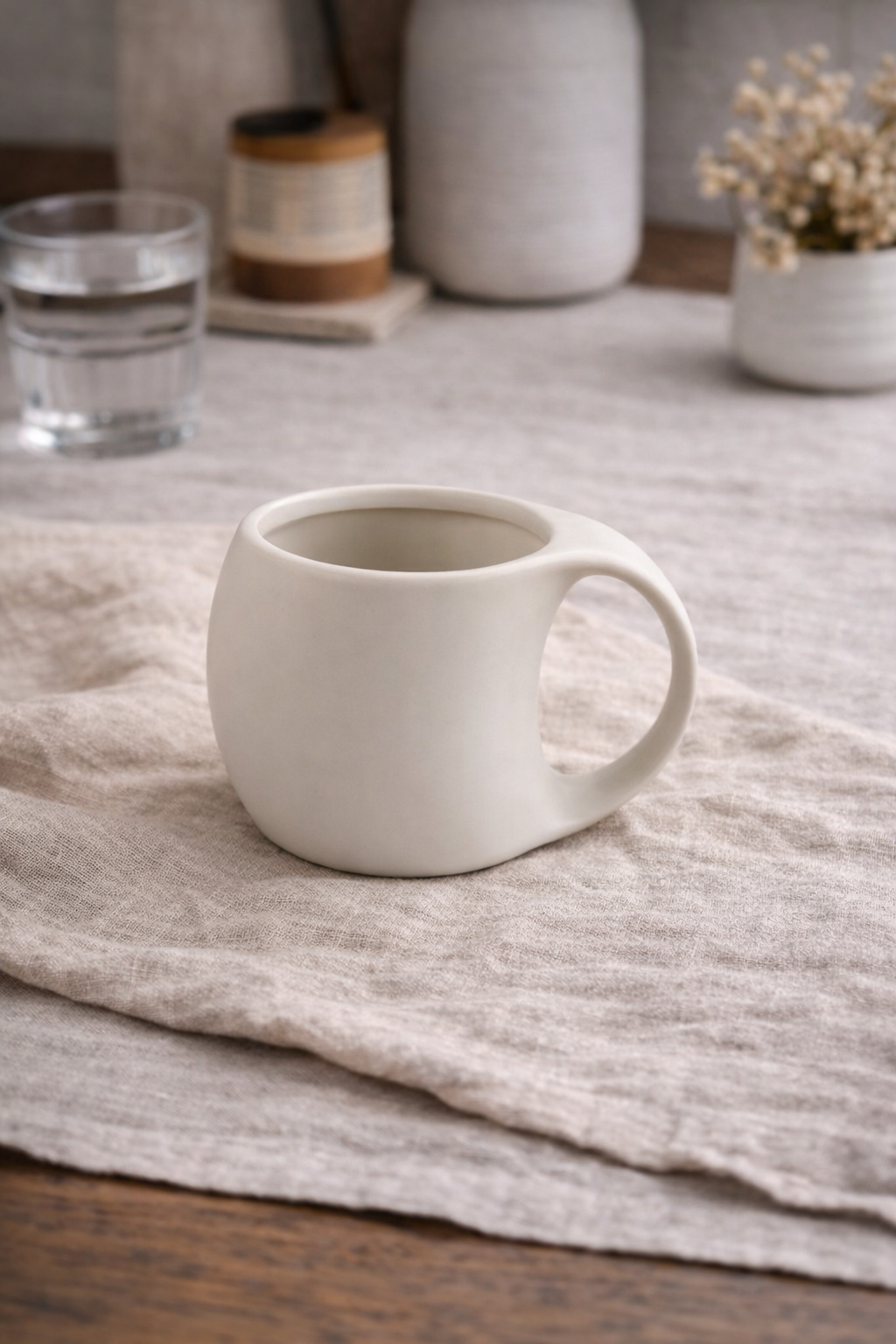 Aluré Keramieken Mok | 2 stuks | Beige