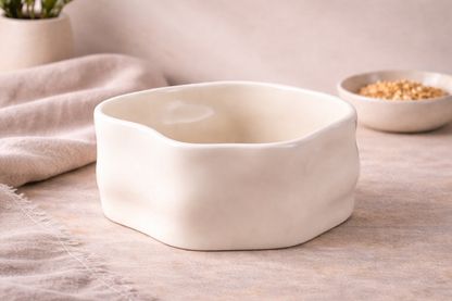 Nordic - Keramikschale Wave - Creme - 310 ml - 6 Stück