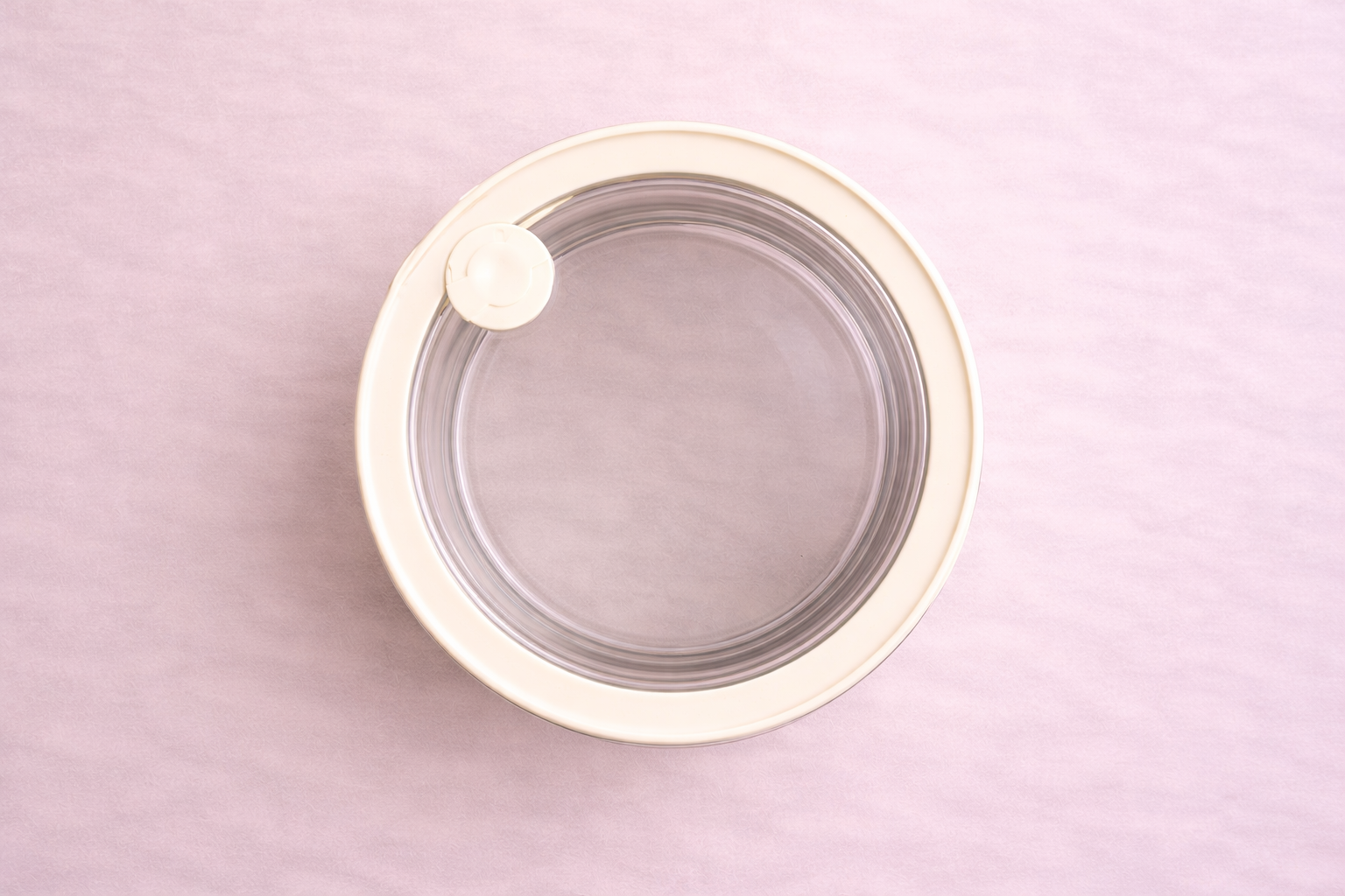 Vershoudbak rond |  1300 ml | Beige-transparant