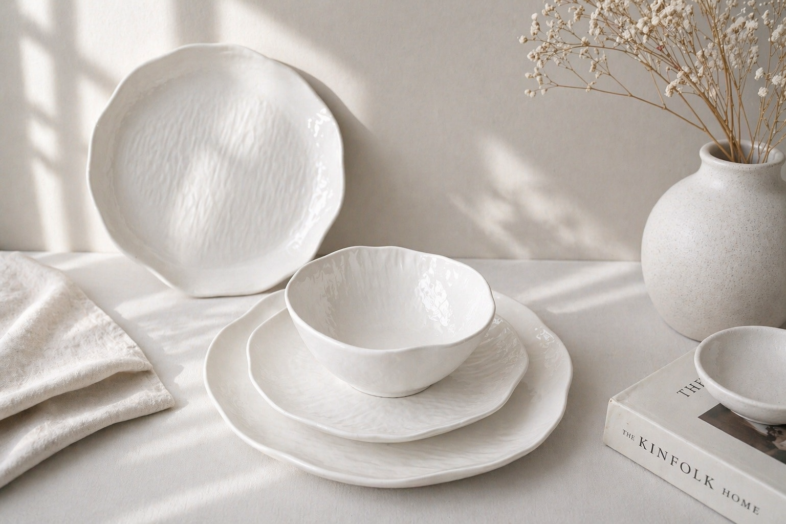 Cermico 27-delige serviesset voor 6 personen | Wit