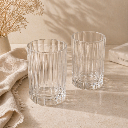 Luno çiçek desenli içecek bardağı | 2 adet | 300 ml