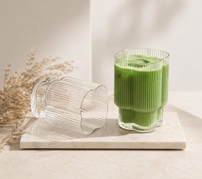 Clover Ripple glazen kort
