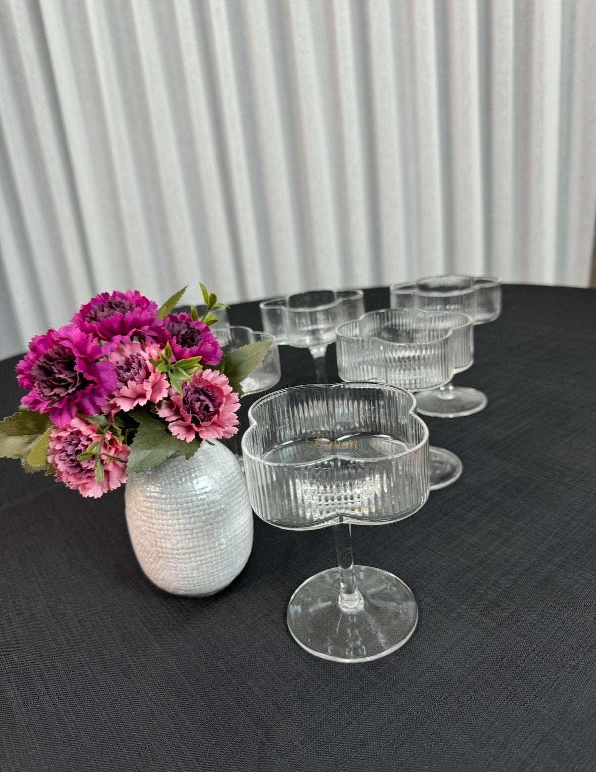 Clover Ripple champagne glazen