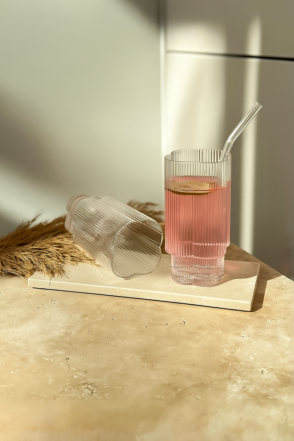Clover Ripple glazen lang