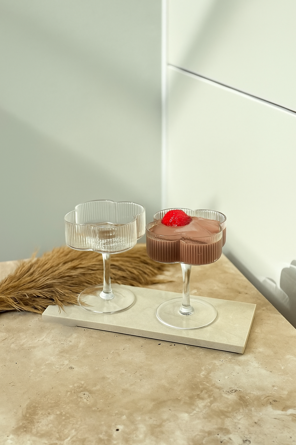 Clover Ripple champagne glazen