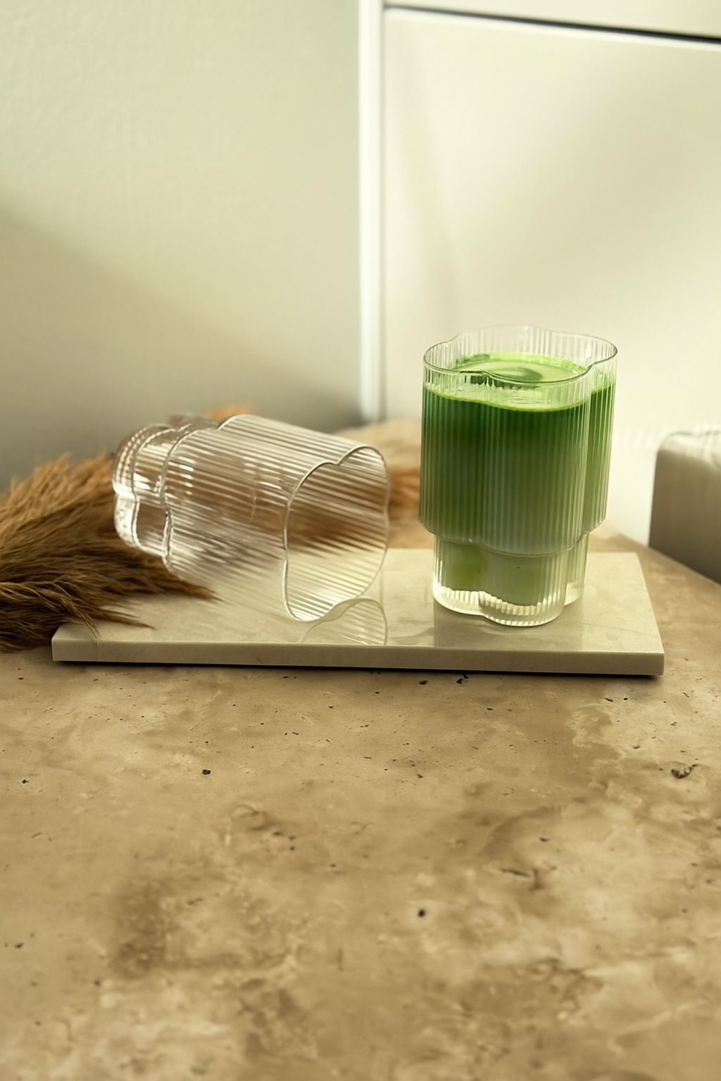 Clover Ripple glazen kort