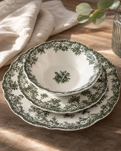 Vintage - Serviesset - 25 Delig - Taupe