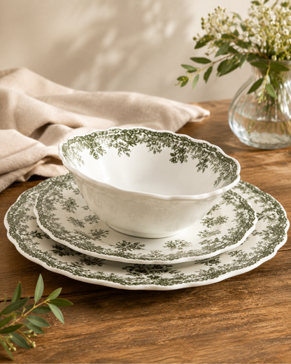 Vintage - Serviesset - 25 Delig - Taupe