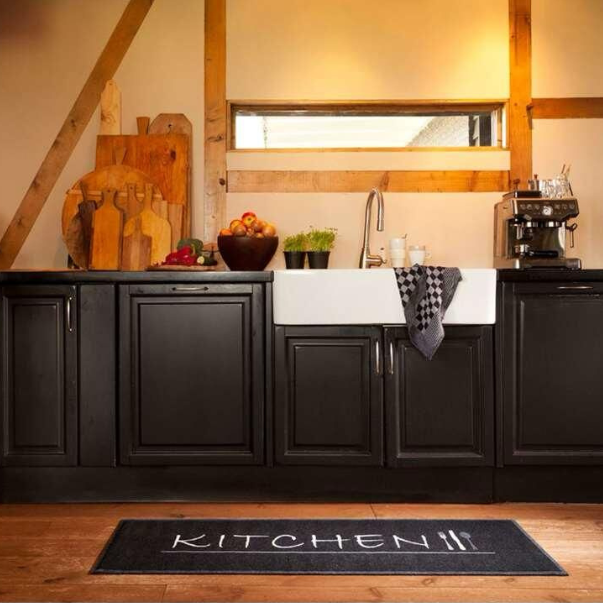 Kitchen loper Zwart