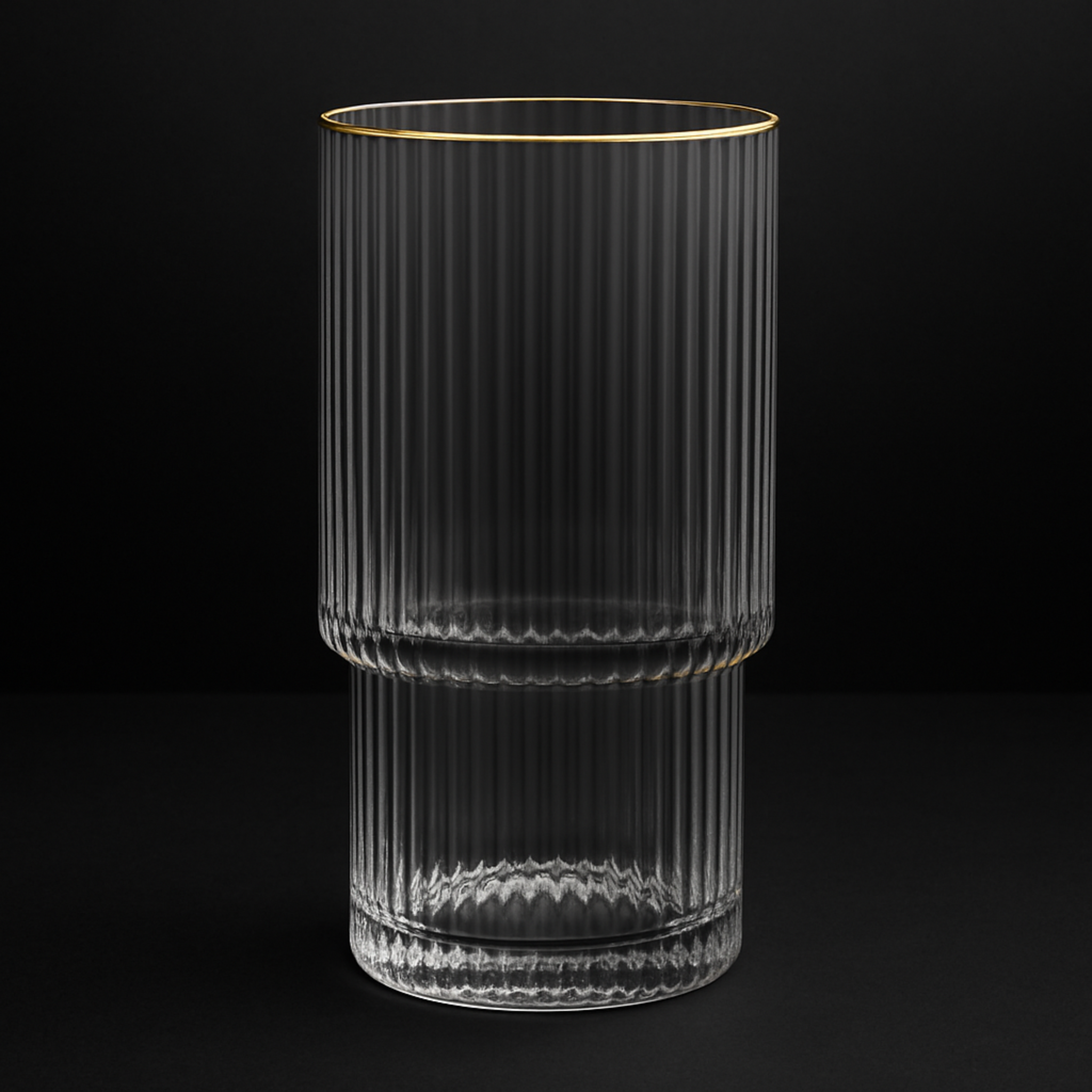 Ribble glazen gold set van 6