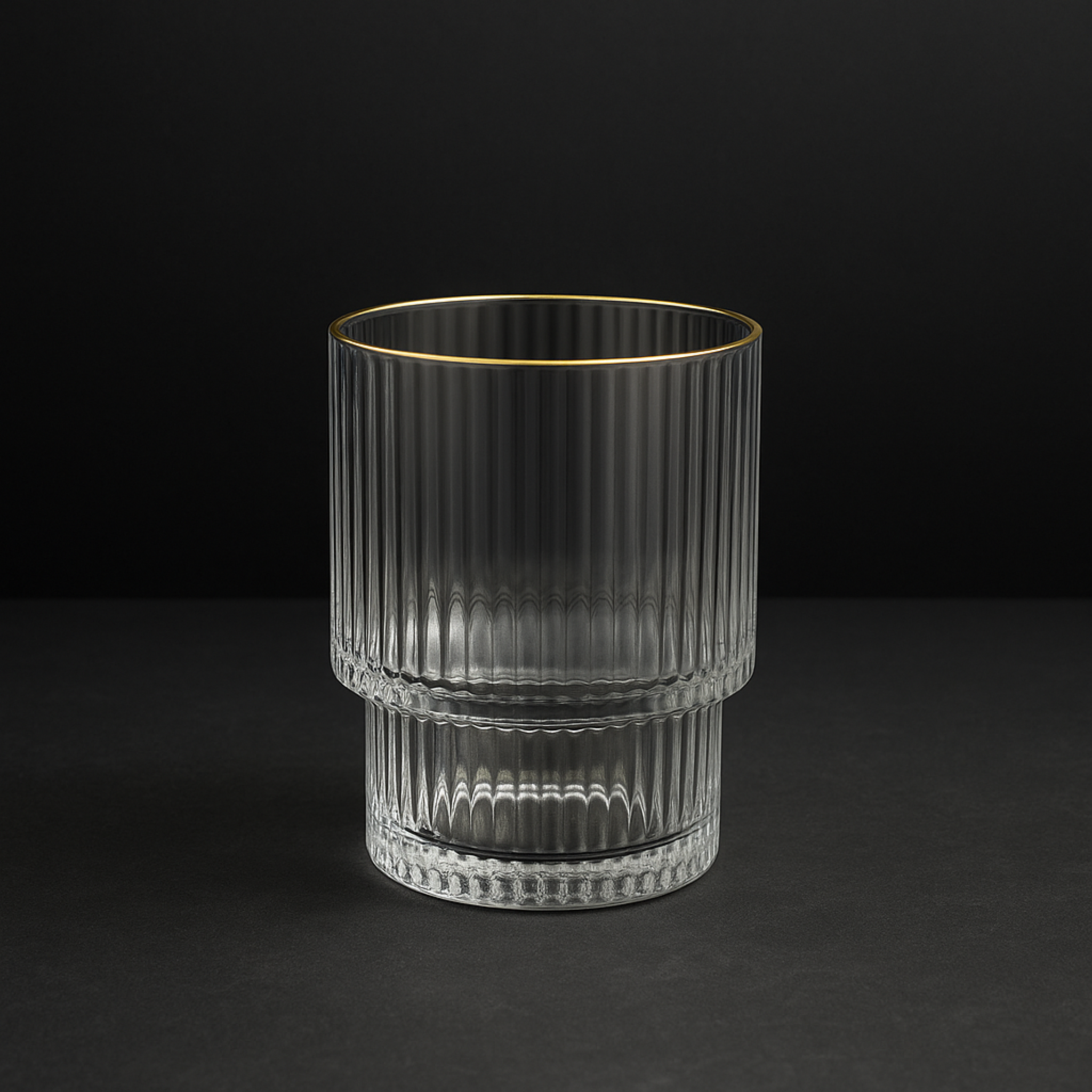 Ribble glazen gold set van 6