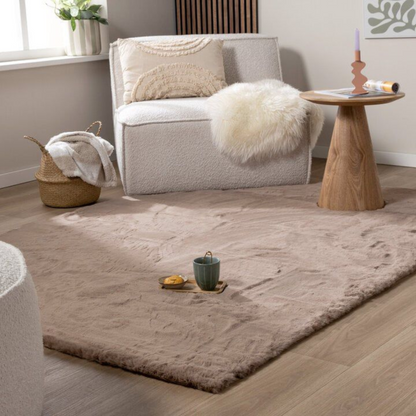 Fluffy halı Taupe