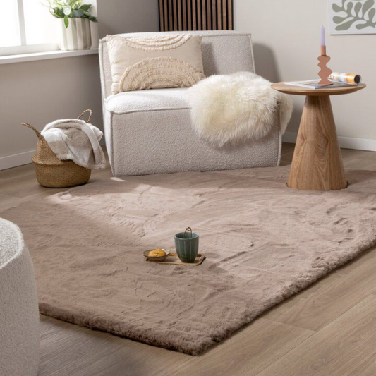 Fluffy halı Taupe