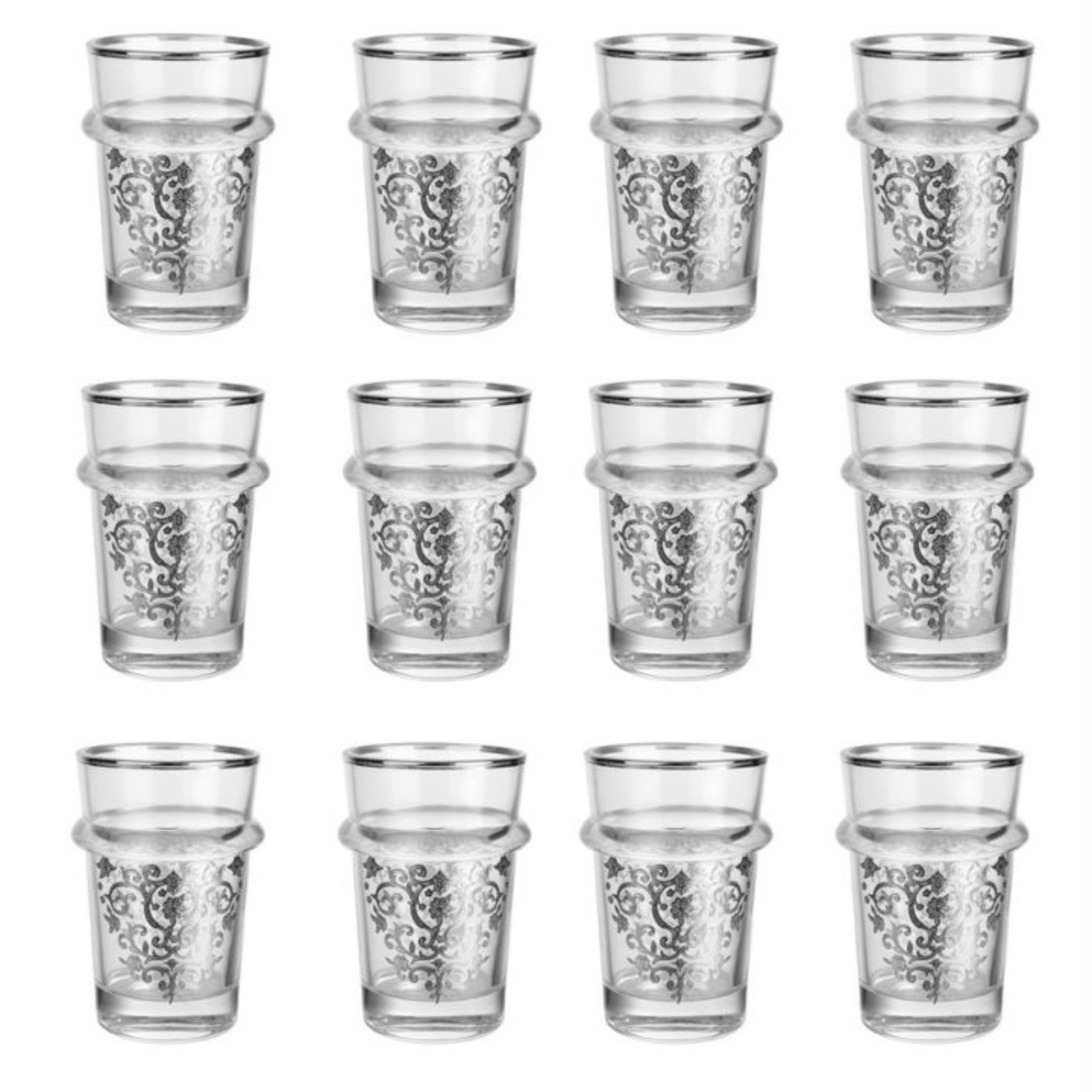 Fidda's theeglas set van 12