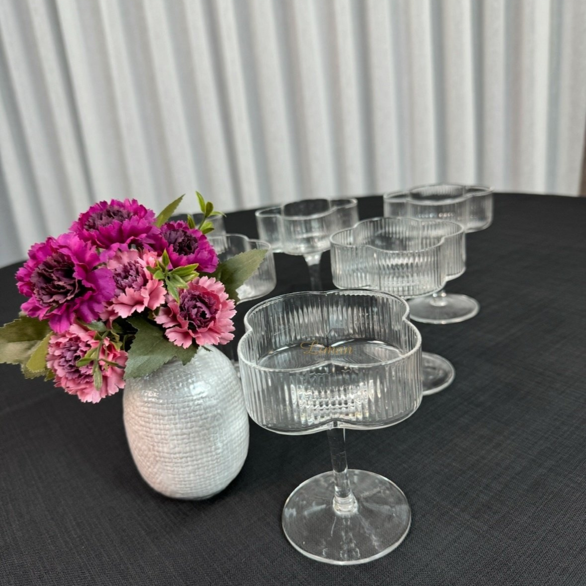 Clover Ripple champagne glazen