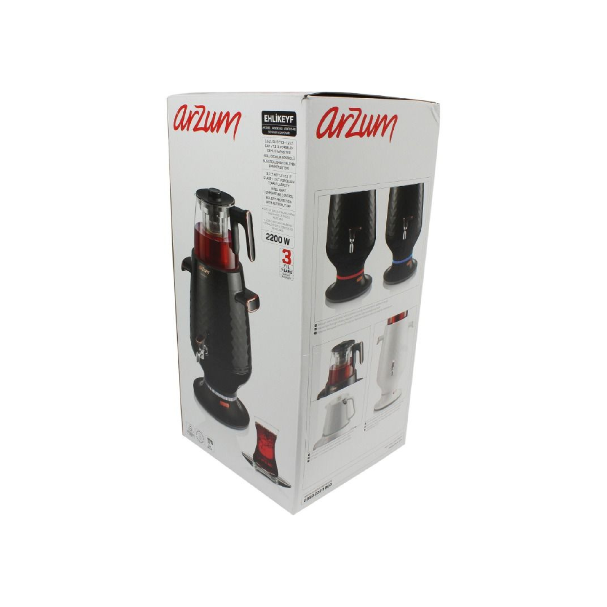 Arzum Ehlikeyif Semaver Zwart