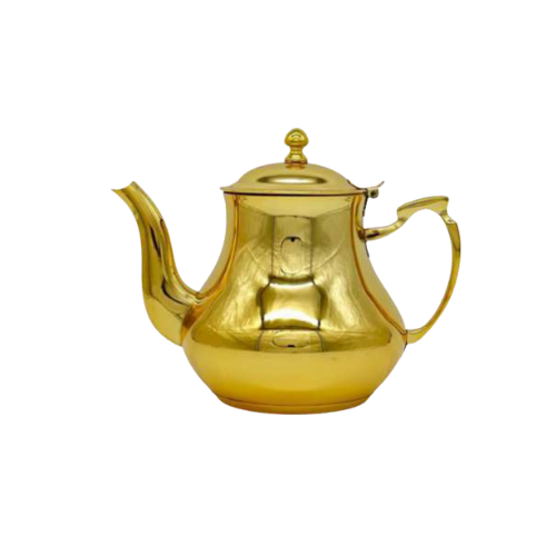 Theepot induction gold/silver