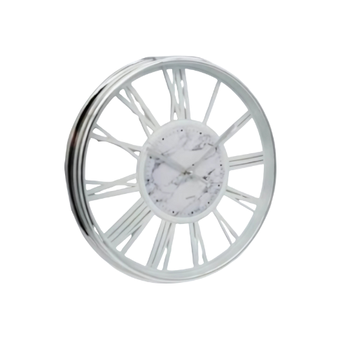Wandhorloge Zilver