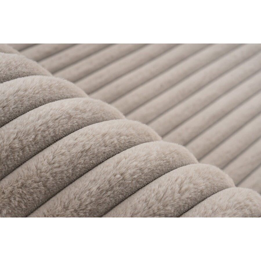 Plush vloerkleed taupe