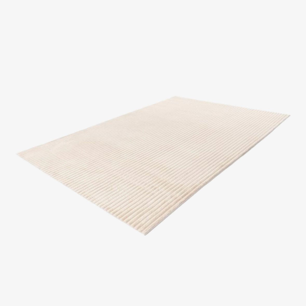 Plush vloerkleed beige