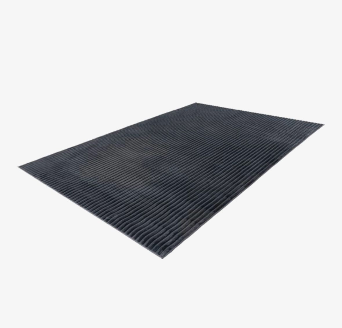 Plush vloerkleed graphite