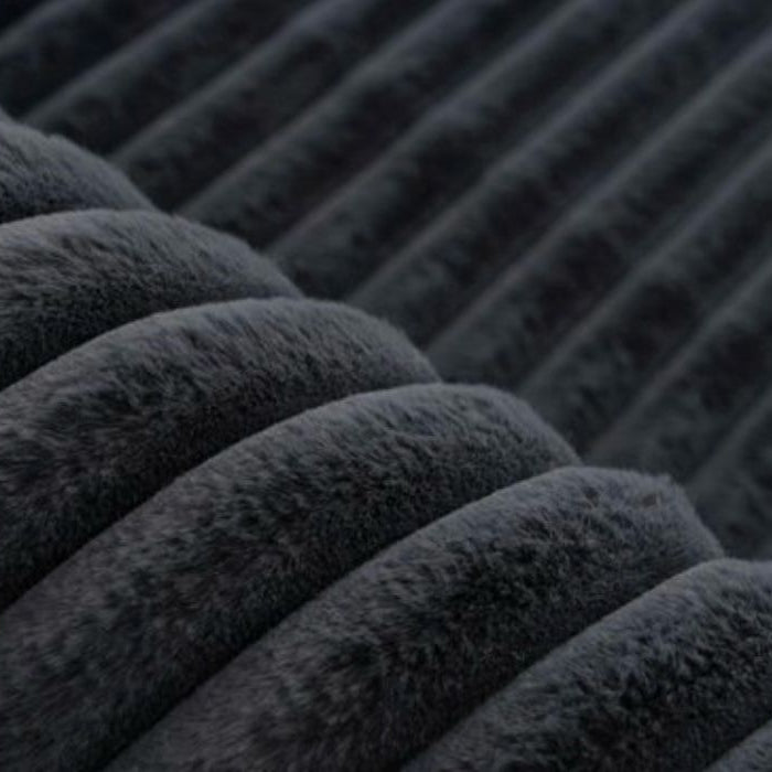 Plush vloerkleed graphite